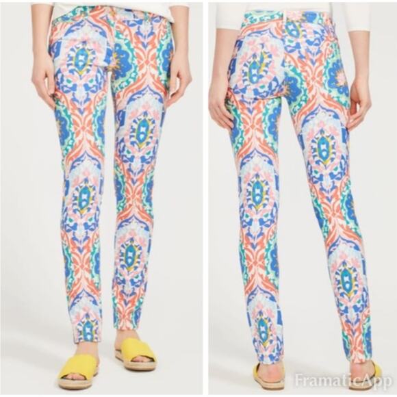 J. McLaughlin Lexi Jeans In Midi Oahu Size 8 - Picture 1 of 10